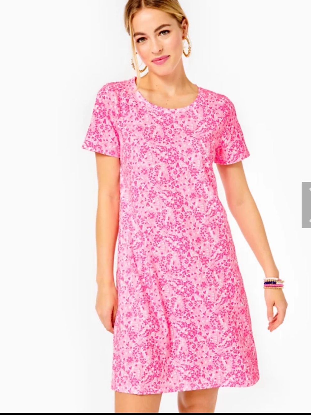 Lilly Pulitzer Cody Dress Pink Shandy Invest A Gator
